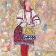 Hannah  Lviv Ukraine Folklore Art Print