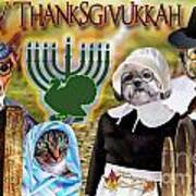 Happy Thanksgivukkah -2 Art Print