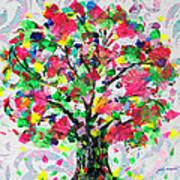 Happy Tree By Jan Marvin Art Print