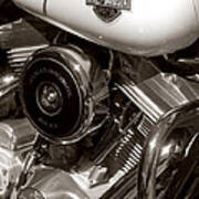 Harley Davidson Engine Detail Art Print
