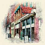 Hatch Show Print Facade Dh2o Art Print