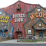 Hatfields And Mccoys Dinner Show Venue In Pigeon Forge Tennessee Art Print