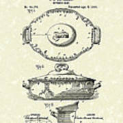 Haviland Dish 1895 Patent Art Art Print