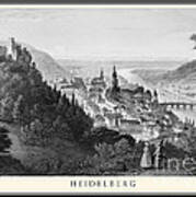 Heidelberg Etching Art Print