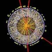 Higgs Boson Event, Atlas Detector Art Print