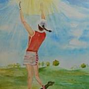 Highest Calling Is God Next Golf Art Print