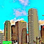 Highrise In Downtown Art Print