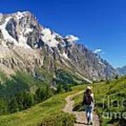 Hiking In Ferret Valley Art Print