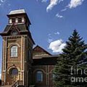 Historic Church In Randolph Utah Art Print