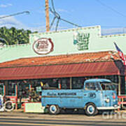 Historic Haleiwa Surf Town On The North Shore Of Oahu Art Print