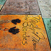 Hollywood Walk Of Fame Marilyn Monroe 5d29042 Art Print