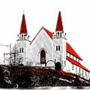 Holy Redeemer Anglican Church Art Print