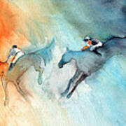 Horse Racing 02 Art Print