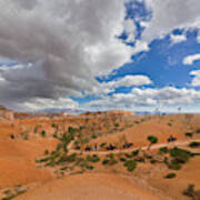 Horseback Riders On Trail Bryce Canyon Art Print