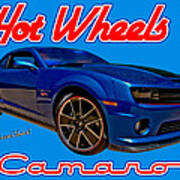 Hot Wheels Camaro Art Print