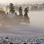 House In The Mist Art Print