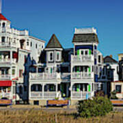 Houses On The Beach, Morning Star Art Print