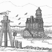 Hudson-athens Lighthouse Art Print