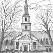 Hurley Reformed Church Art Print
