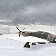 Hurricanes In The Snow Art Print