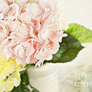 Hydrangeas In Pastel Art Print