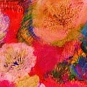Impressionistic Flowers From The Imagination Art Print