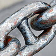 In Your Face - Macro Chain Photography Art Print