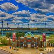 Indianapolis Indians Victory Field Art Print