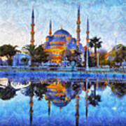 Istanbul Blue Mosque Art Print