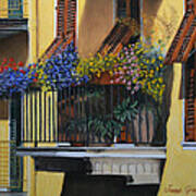 Italian Balcony Art Print