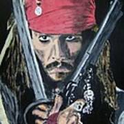 Jack Sparrow Johnny Depp Art Print