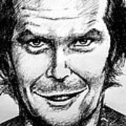 Jack Nicholson #2 Art Print