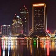 Jacksonville Aglow Art Print