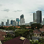 Jakarta Skyline Art Print