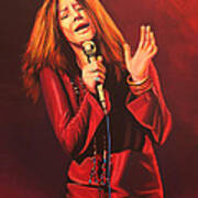 Janis Joplin Painting Art Print