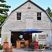 The Old Barn At Jaynes Reliable Antiques And Vintage Art Print