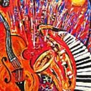 Jazz And The City 2 Art Print