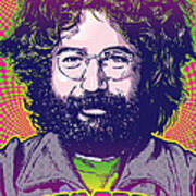 Jerry Garcia Pop Art Art Print