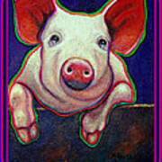 Jose The Crying Pig  Sold Art Print