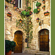 Joy To The World With Corner Of Assisi Art Print