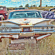 Junkyard Series 1960's Chevrolet Impala Art Print