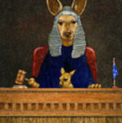 Kangaroo Court... Art Print
