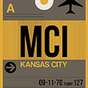 Kansas City Airport Poster 1 Art Print