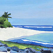 Kauai Northshore Beach Art Print