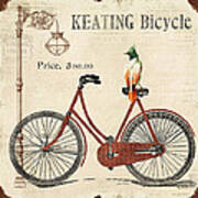 Keating Bicycle Art Print