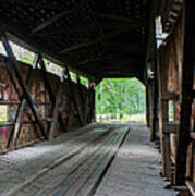 Kidd's Mill Covered Bridge Art Print