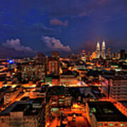 Kuala Lumpur - Blue Hour Art Print