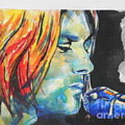 Kurt Cobain Art Print