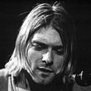 Kurt Cobain Close Up Art Print