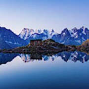 Lac Blanc Panorama Art Print